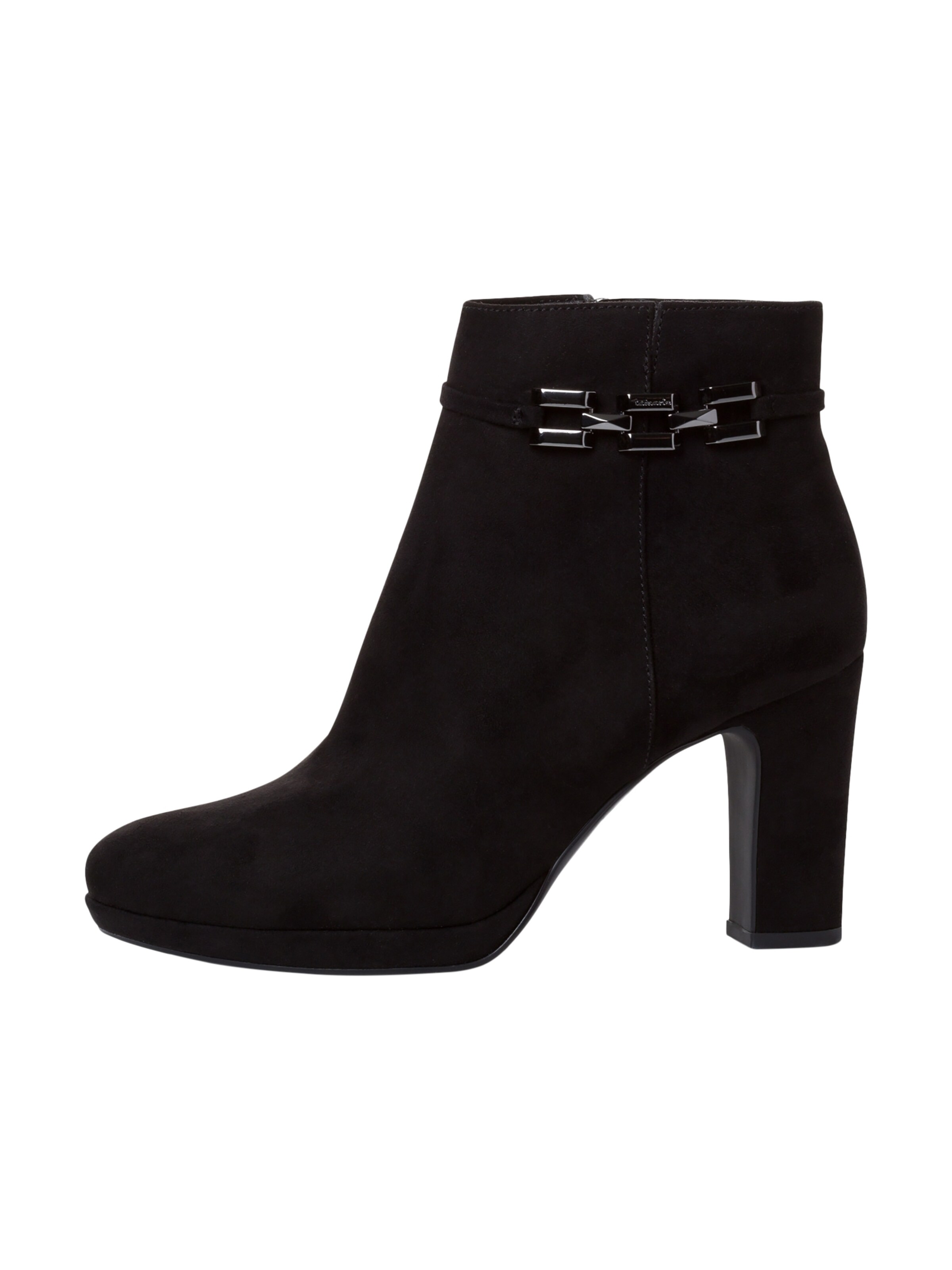 Bottines 'Stiefeletten mit Absatz' Tamaris en noir : devant