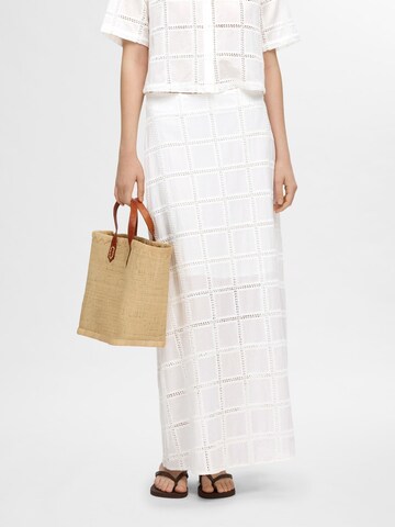 SELECTED FEMME Nederdel i hvid: forside