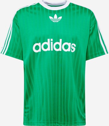 ADIDAS ORIGINALS T-shirt 'Adicolor' i grön: framsida