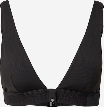 Triangle Hauts de bikini Calvin Klein Swimwear en noir : devant