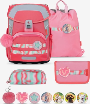 Belmil Backpack in Pink: front