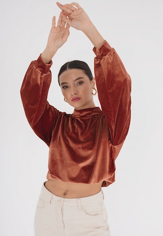 FRESHLIONS Blouse 'Remy' in Red: front