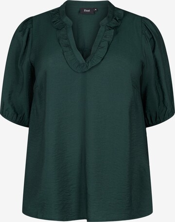 Zizzi Blouse 'XFIOLA' in Green: front