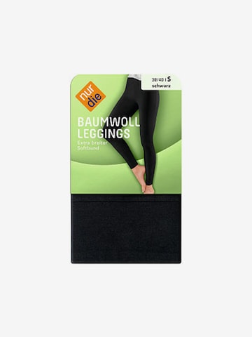 Nur Die Slimfit Leggings ' aus Baumwolle ' in Zwart