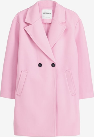 Bershka Átmeneti kabátok - rózsaszín: elől