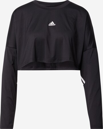 ADIDAS SPORTSWEAR Funktionstopp 'Hyperglam Cut 3-Stripes Lightweight ' i svart: framsida