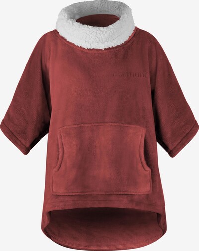 normani Sweatshirt in burgunder / weiß, Produktansicht