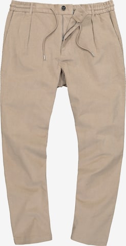JP1880 Bandplooibroek in Beige: voorkant