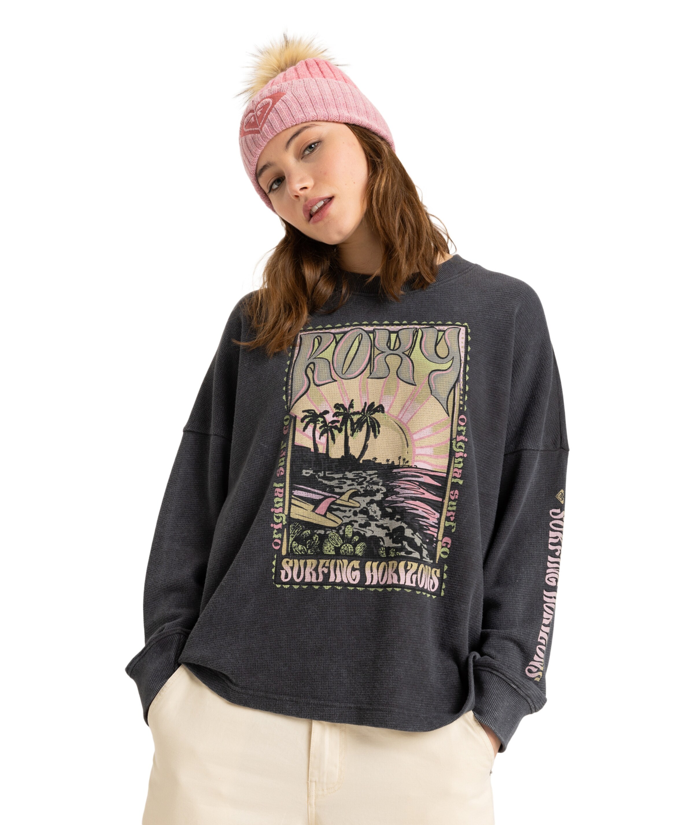 ROXY Shirt 'Eastside Midweight' in Blue: front