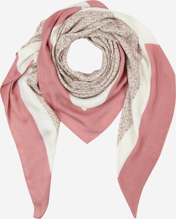 Foulard Calvin Klein en rose : devant