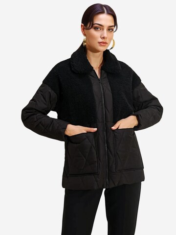 Bigdart Tussenjas in Zwart: voorkant