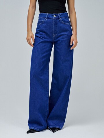 Wide Leg Jean Salsa Jeans en bleu : devant