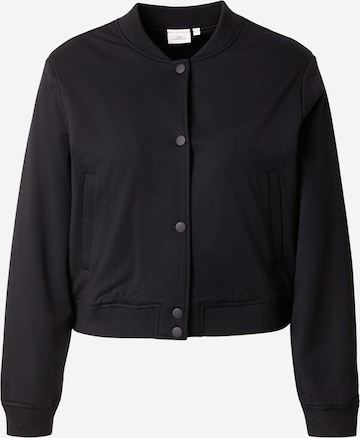 ONLY Carmakoma Välikausitakki 'CARPOPTRASH' värissä musta: etupuoli