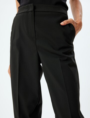 Koton Regular Pleated Pants in Black