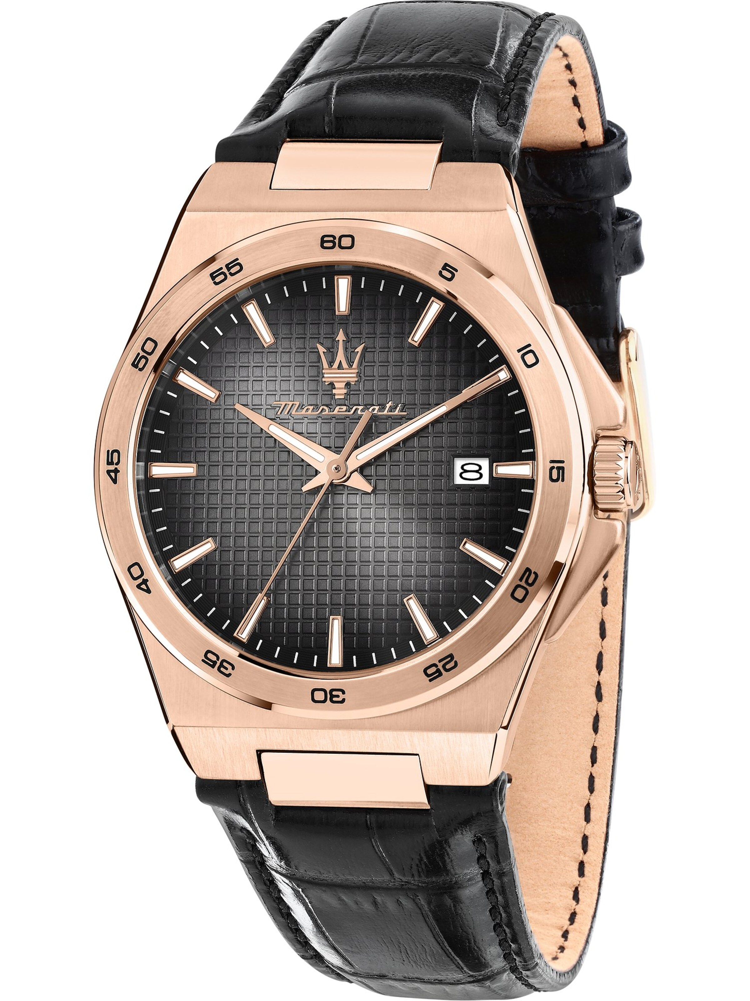 Maserati Analog watch in Black: front