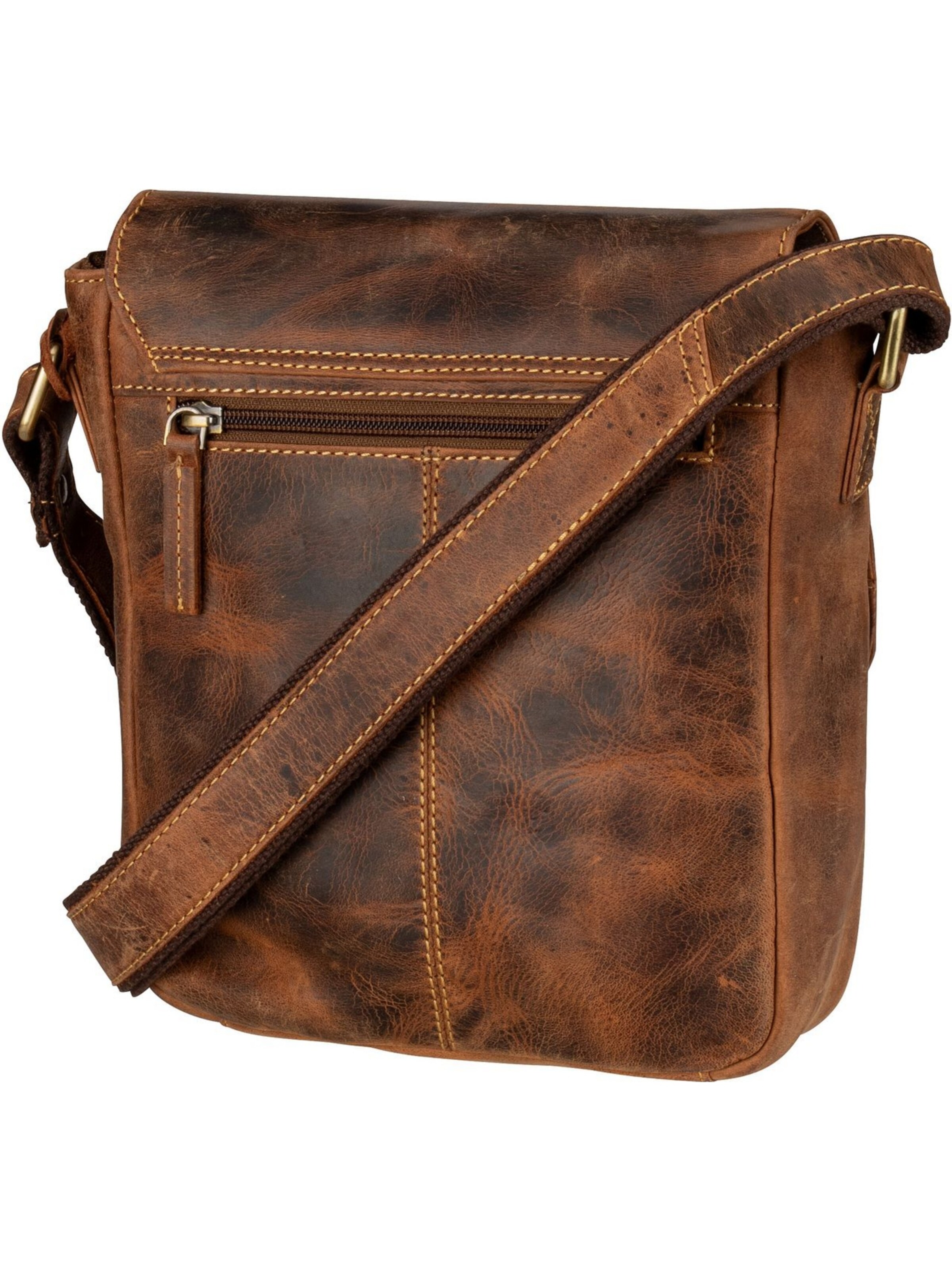 GREENBURRY Schoudertas '1540' in Bruin