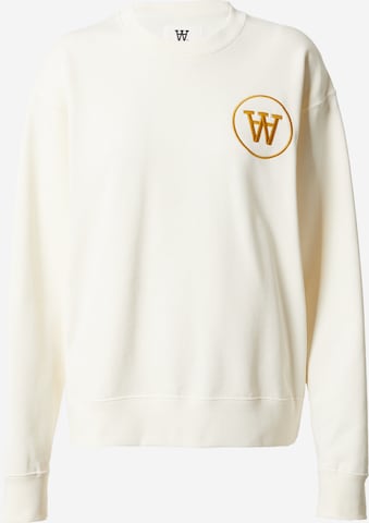 WOOD WOOD - Sudadera 'Jess' en blanco: frente