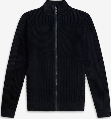 883Police Strickjacke 'Orkney' in Schwarz: Vorderseite