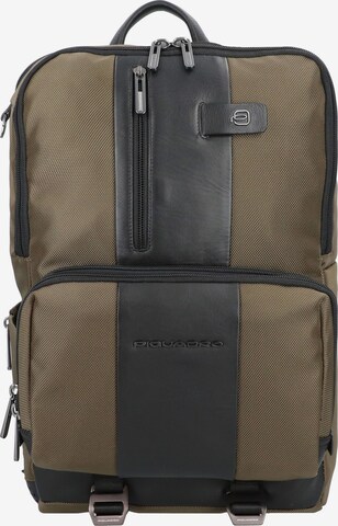 Piquadro Backpack 'Brief 2' in Green: front