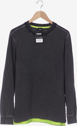 BOSS Black Sweatshirt & Zip-Up Hoodie in S in Grey: front