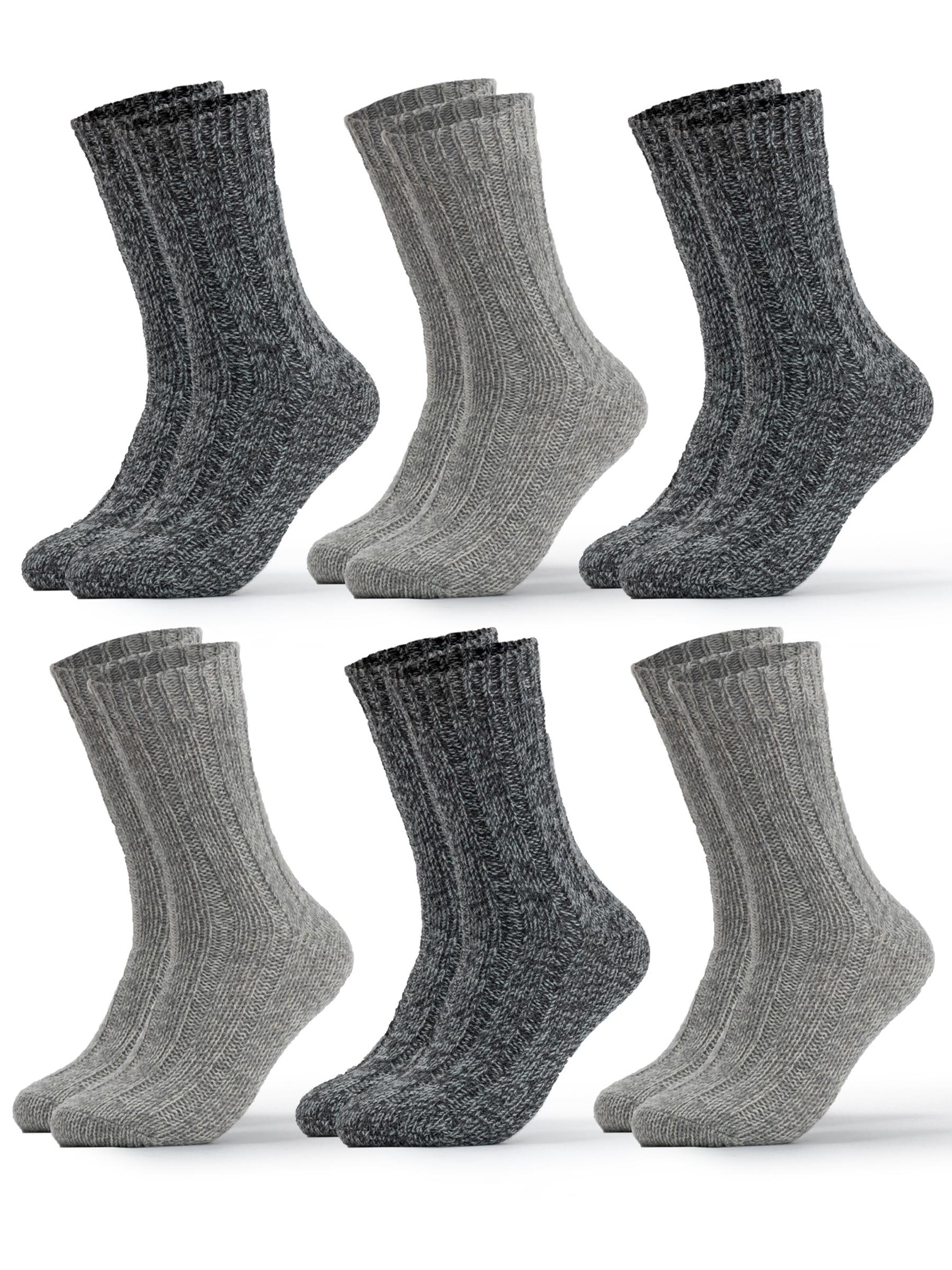 Occulto Socken 'Gloria' in Grau: Vorderseite