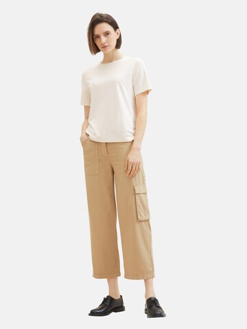 regular Pantaloni cargo di TOM TAILOR in beige