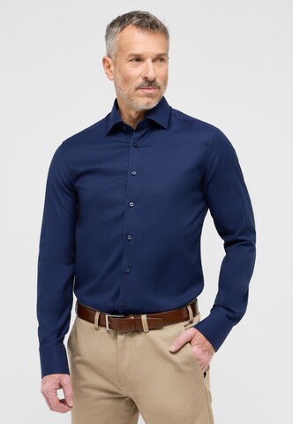 ETERNA Slim fit Business shirt in Blue: front
