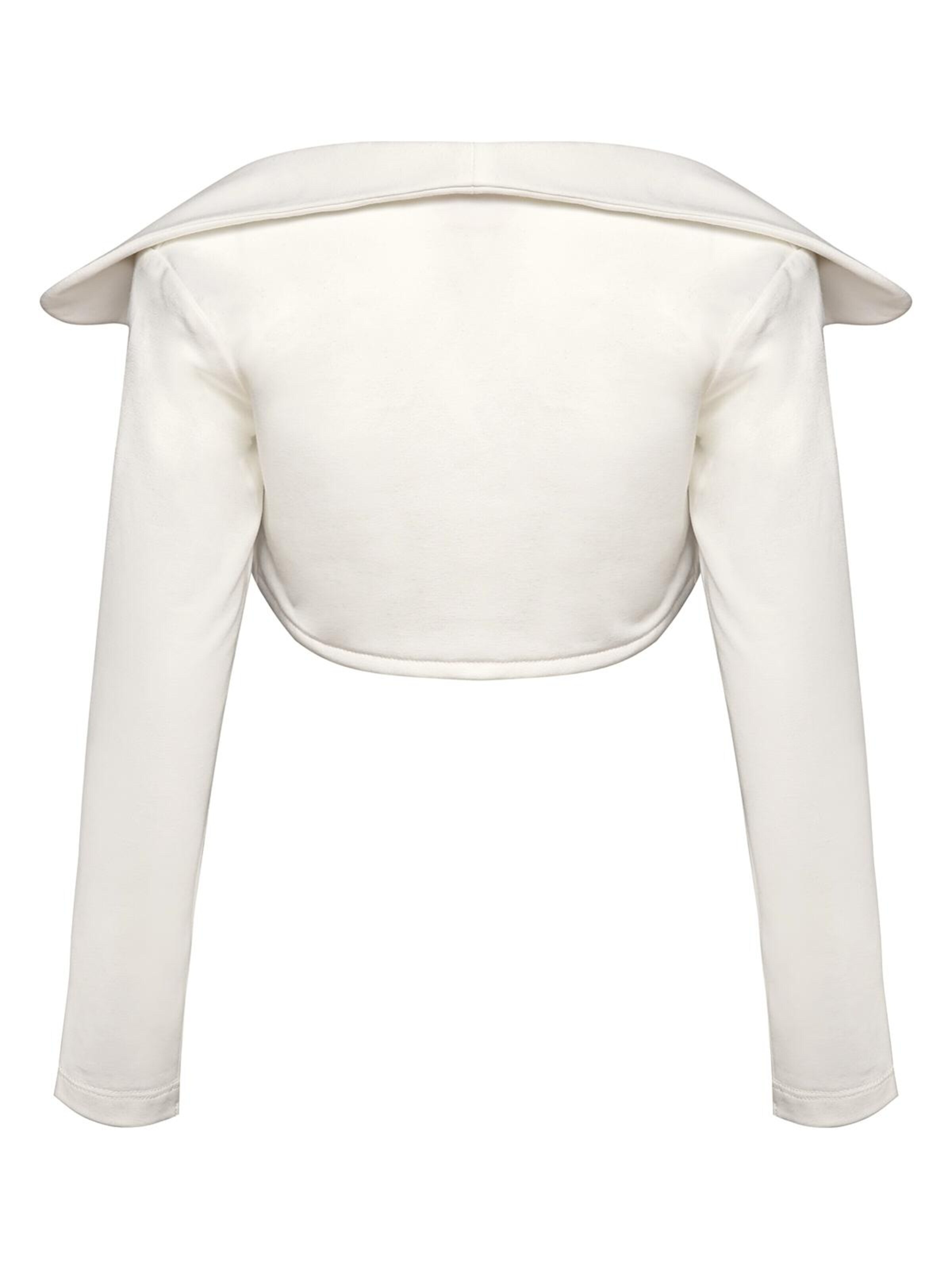 La V Bodywarmer 'Vest met lange kraag' in Beige