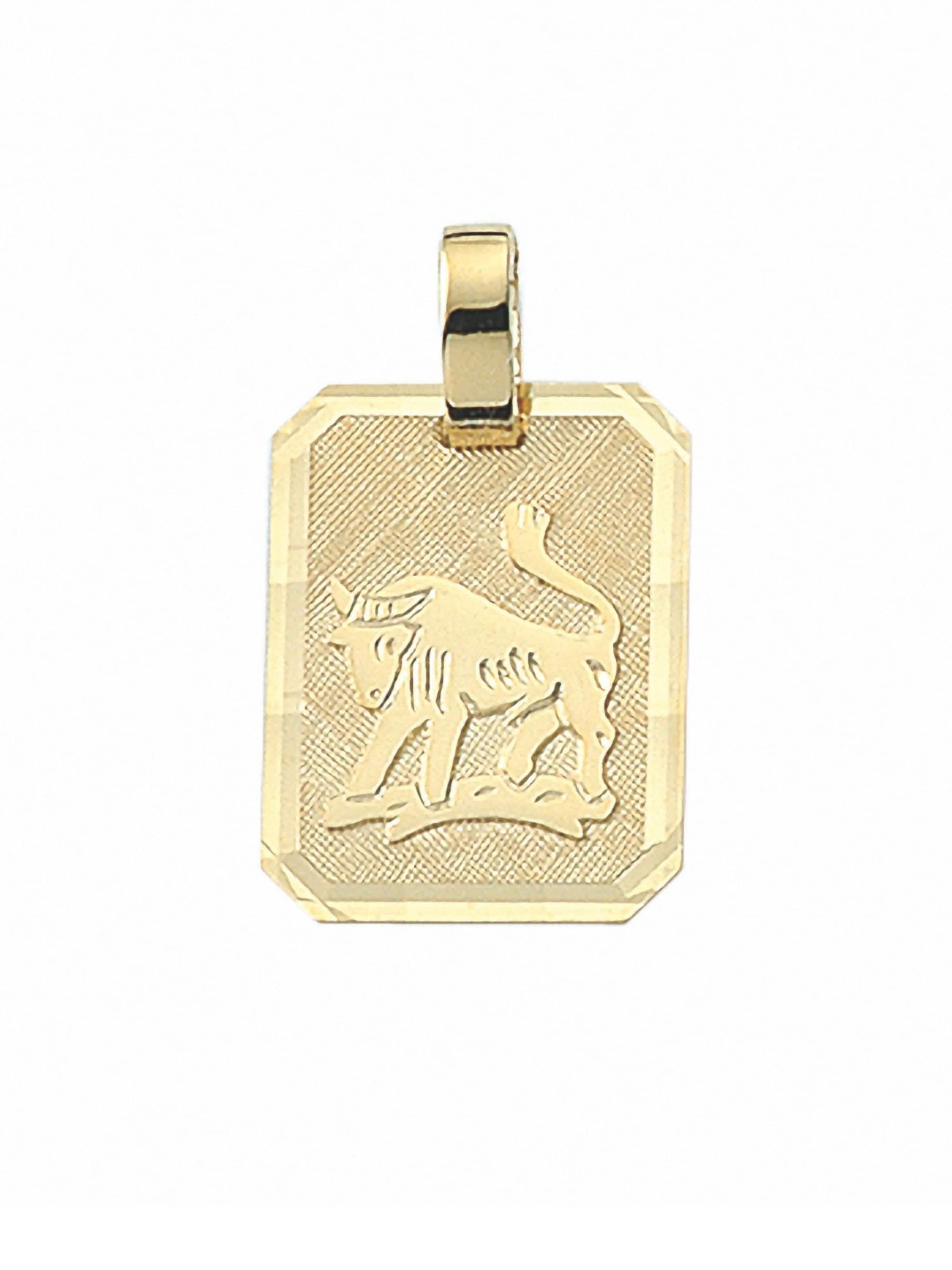 Adelia´s Pendant in Gold: front