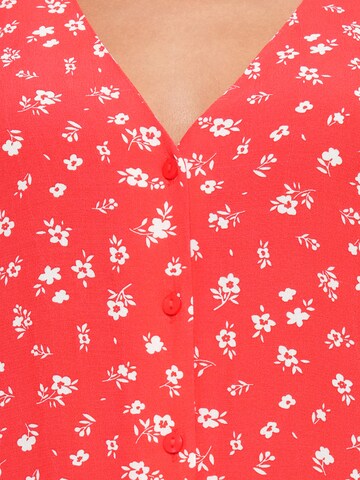 VILA Pluus 'VIHIBIKI', värv punane