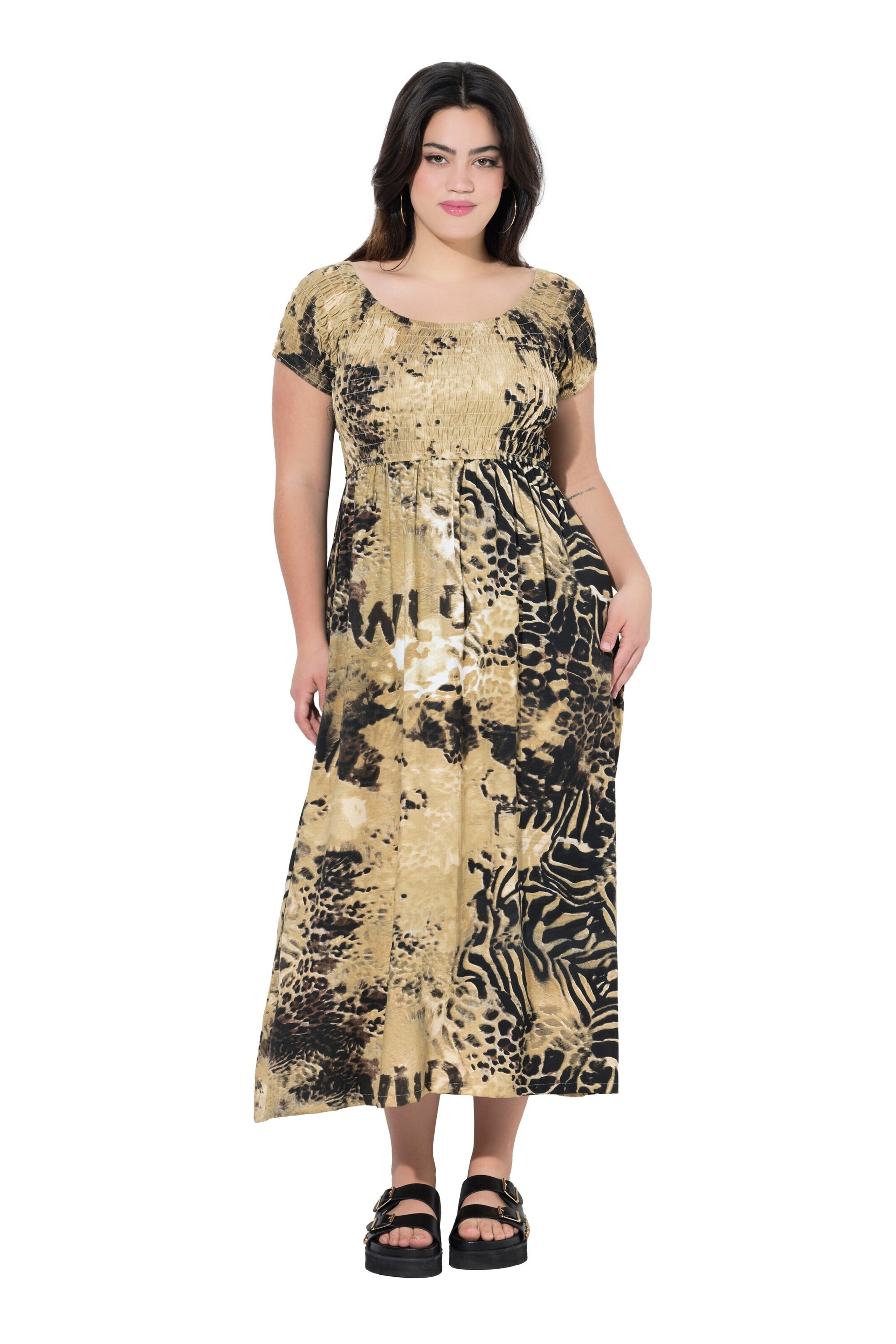 Angel of Style Kleid in Beige: Vorderseite