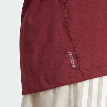 Maglia funzionale 'Own The Run' di ADIDAS PERFORMANCE in rosso