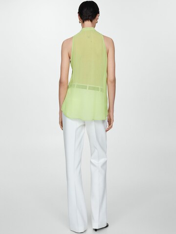 MANGO Blouse 'Camelia' in Groen