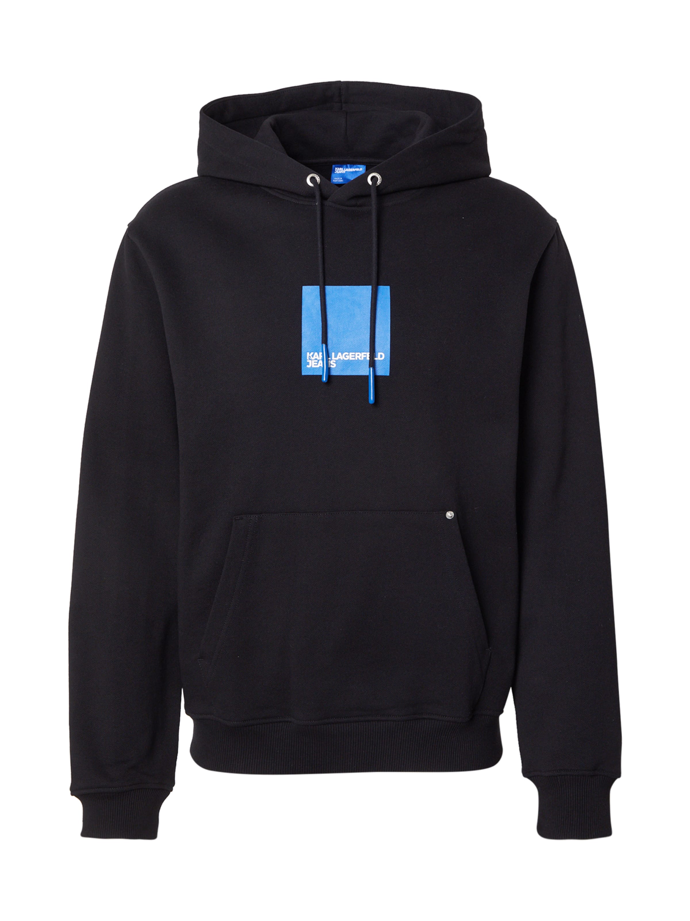 KARL LAGERFELD JEANS Μπλούζα φούτερ σε μαύρο: μπροστά