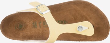 BIRKENSTOCK Zehentrenner 'Gizeh' in Gelb