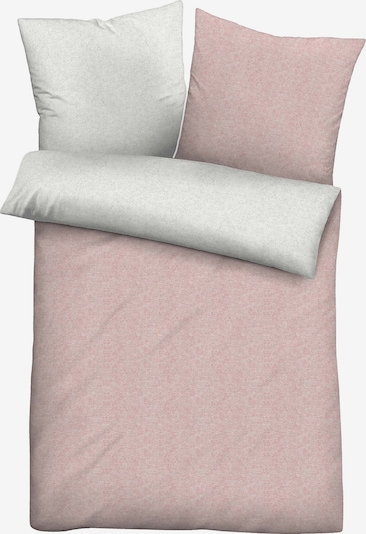 BIBERNA Bettbezug 'UNI' in rosé / weiß, Produktansicht