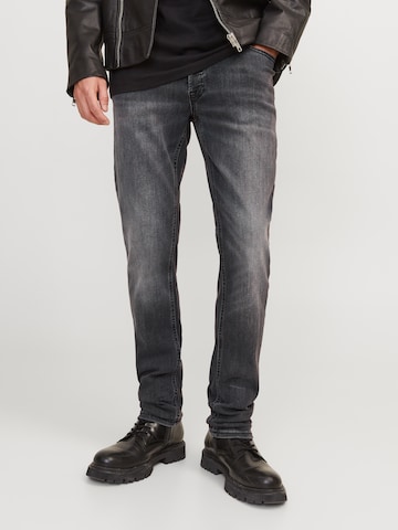 JACK & JONES Slimfit Kavbojke 'JJIGlenn JJOriginal' | črna barva: sprednja stran