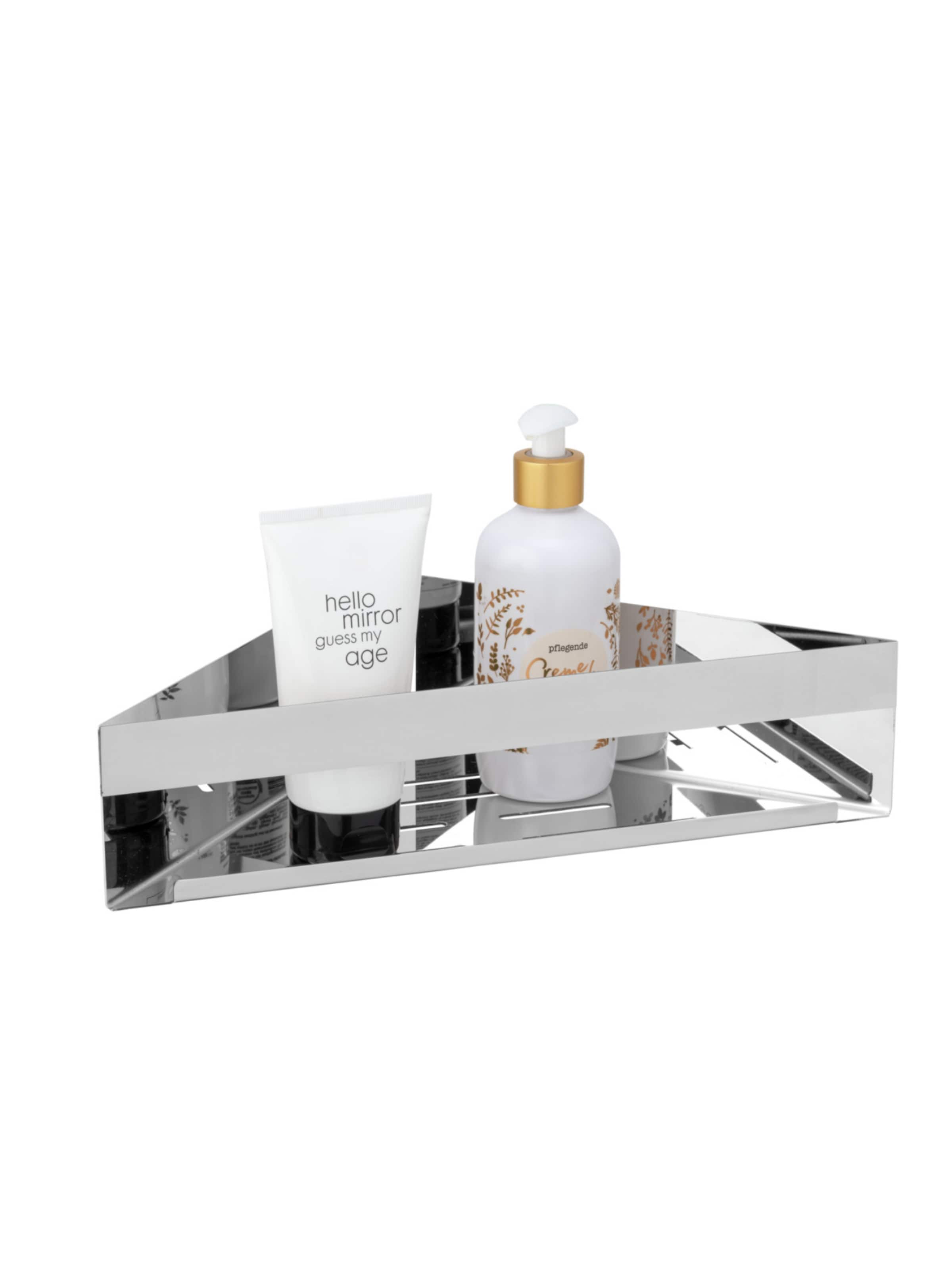 Wenko Eckablage in Silber