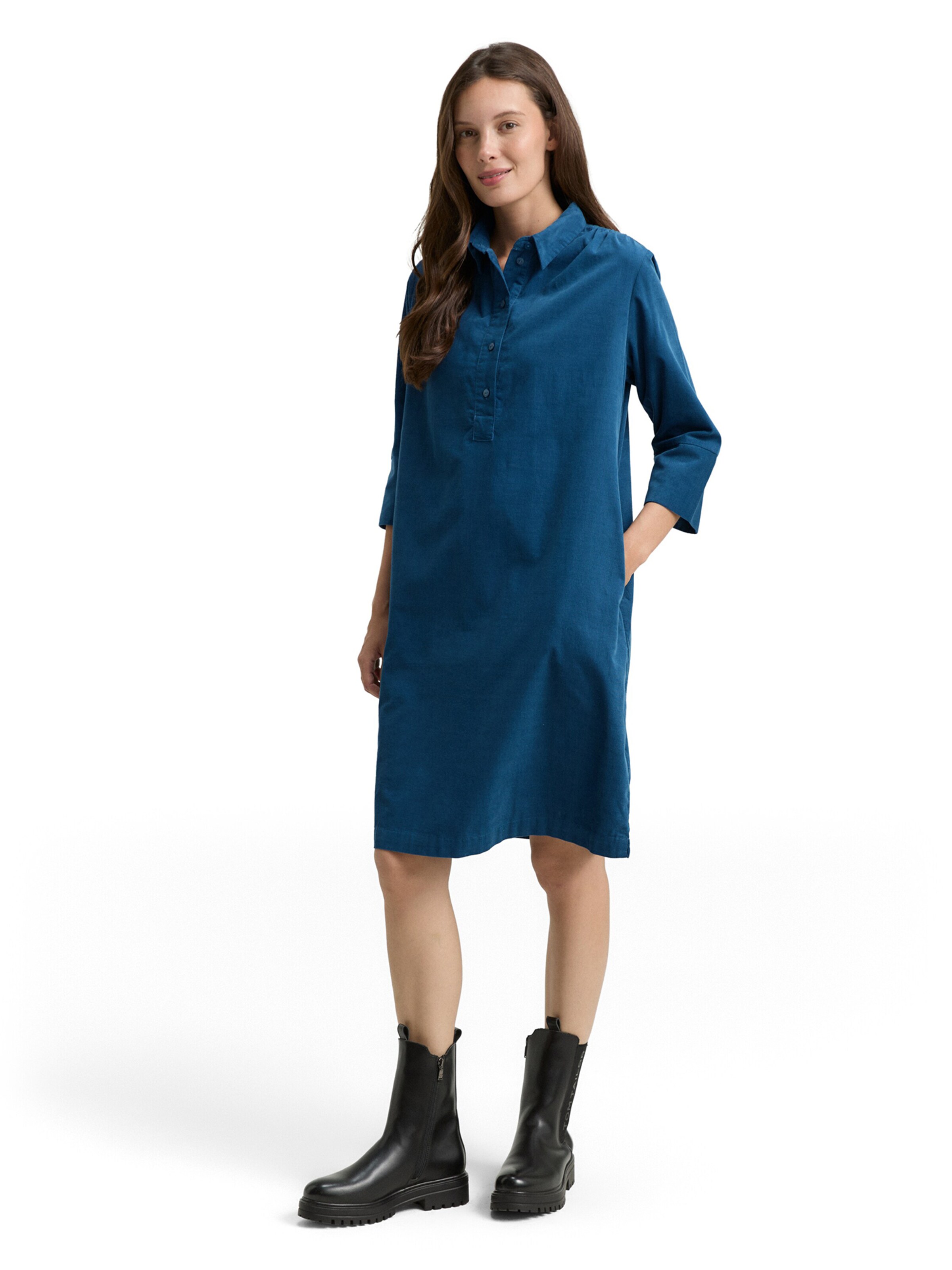 Rochie tip bluză de la TOM TAILOR pe albastru