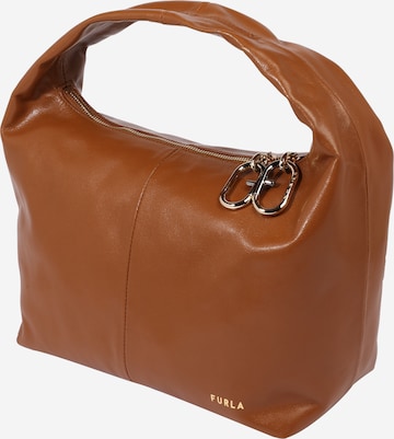 FURLA - Bolso de hombro en marrón: frente