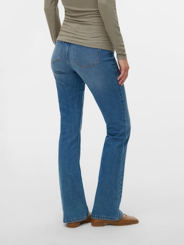 MAMALICIOUS Flared Jeans 'MLCILLE' in Blue
