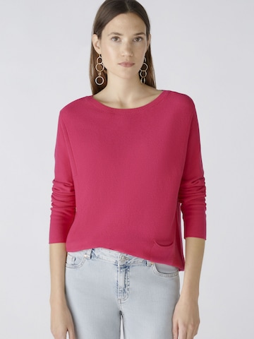 OUI Sweater 'KEIKO' in Pink: front