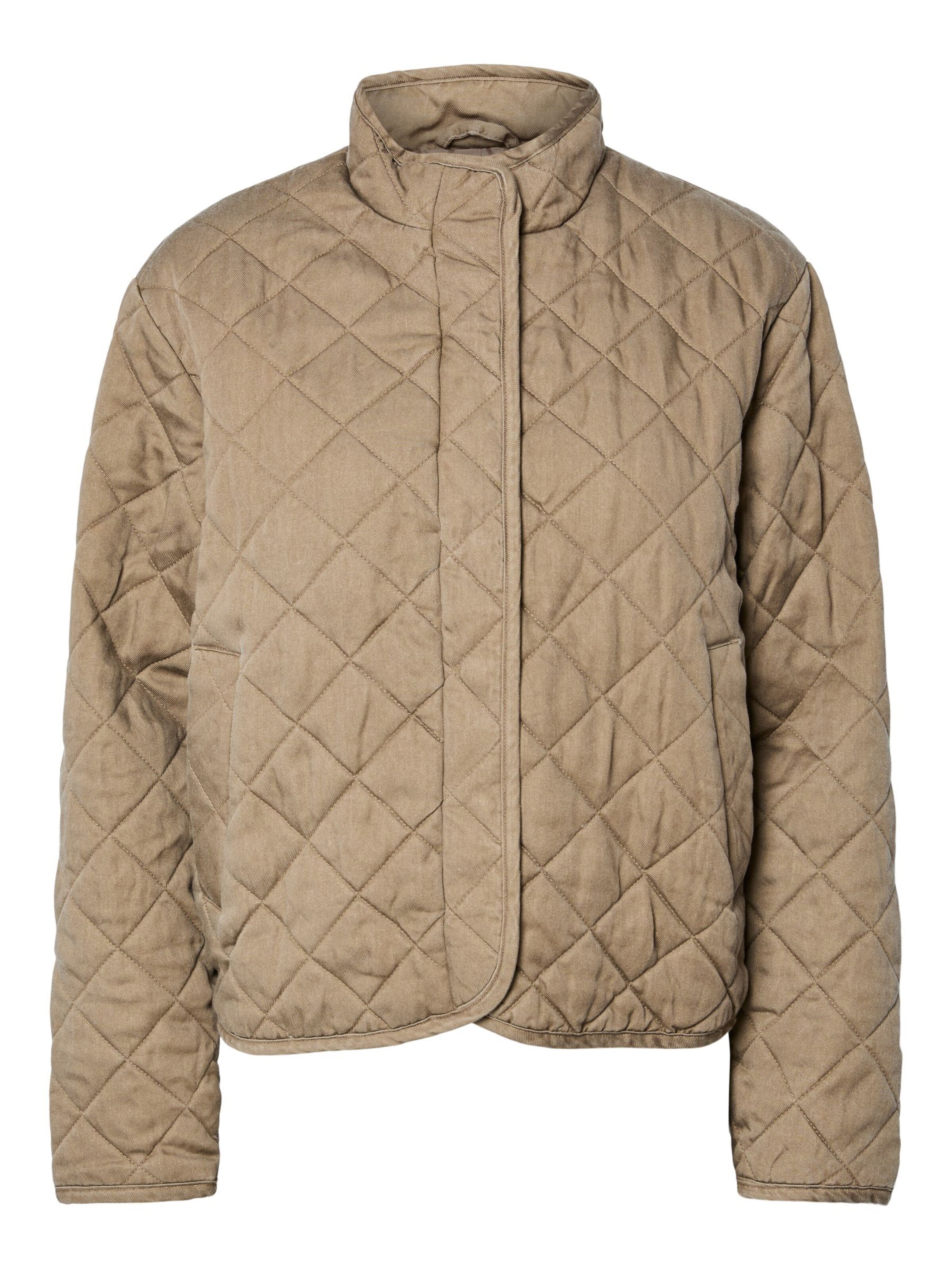 PIECES Tussenjas in Grijs: voorkant