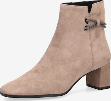 CAPRICE Ankle Boots in Brown: front