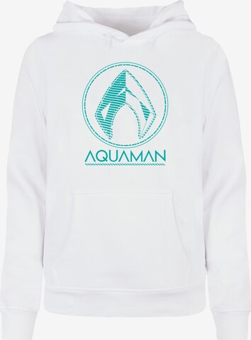 Sweat-shirt 'Aquaman' ABSOLUTE CULT en blanc : devant