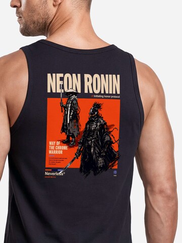 Neverless Shirt 'Neon Ronin' in Black