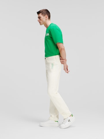 Karl Lagerfeld Regular Jeans i vit