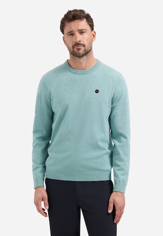 No Excess Sweater in Blue: front