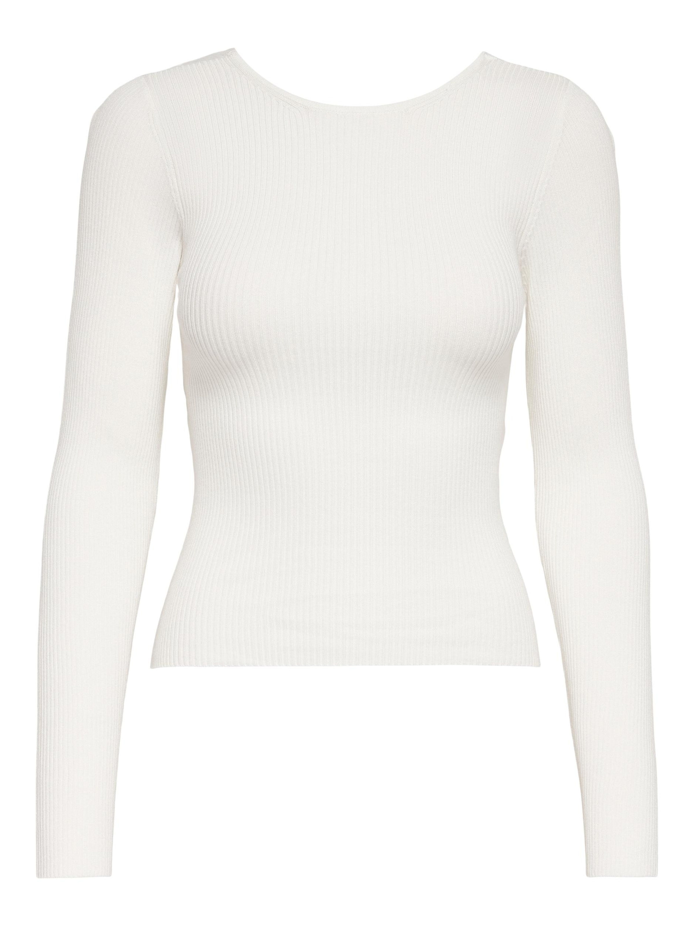 balts ONLY Džemperis 'EMMY': no priekšpuses