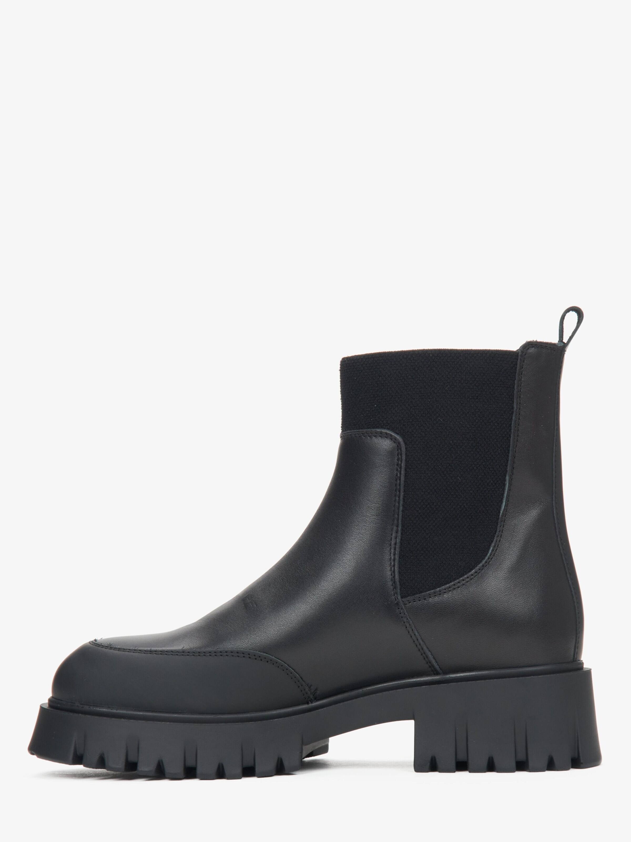 Estro Boots '09-2863' in Black: front